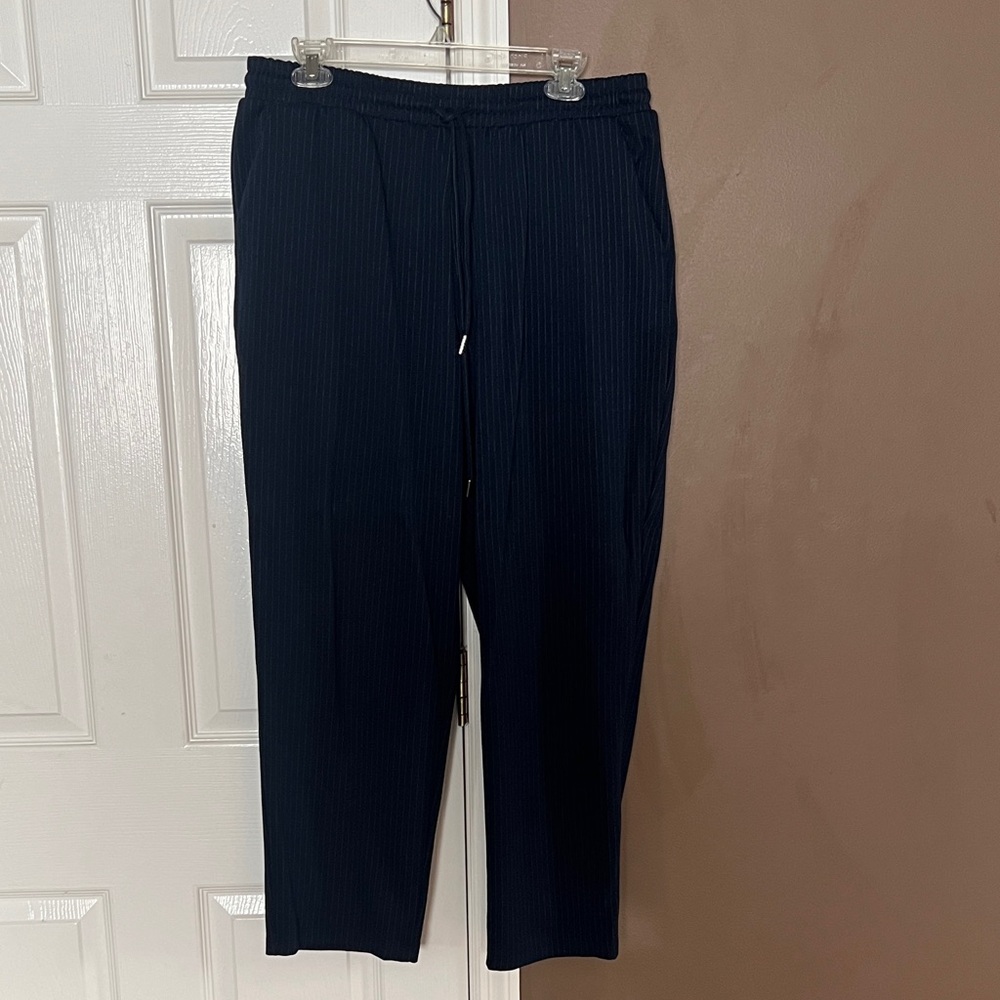 Time and Tru Women's Navy Cropped Pants